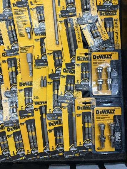 MISC LOT OF DEWALT BIT TIPS
