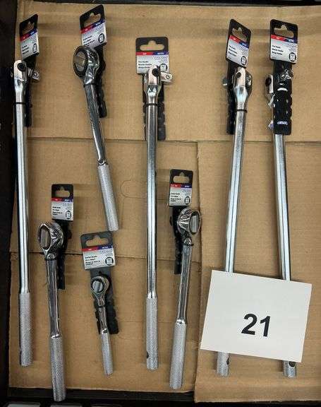 MISC LOT OF VULCAN RATCHET HANDLES