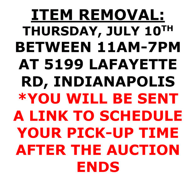 ITEM REMOVAL