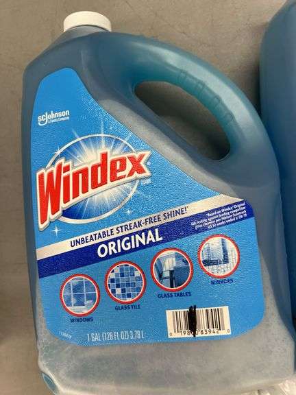4PC CLEANING LOT - WIPES, DISH SOAP & WINDEX