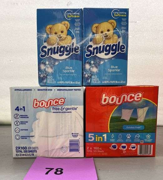 (3) PACKS OF DRYER SHEETS