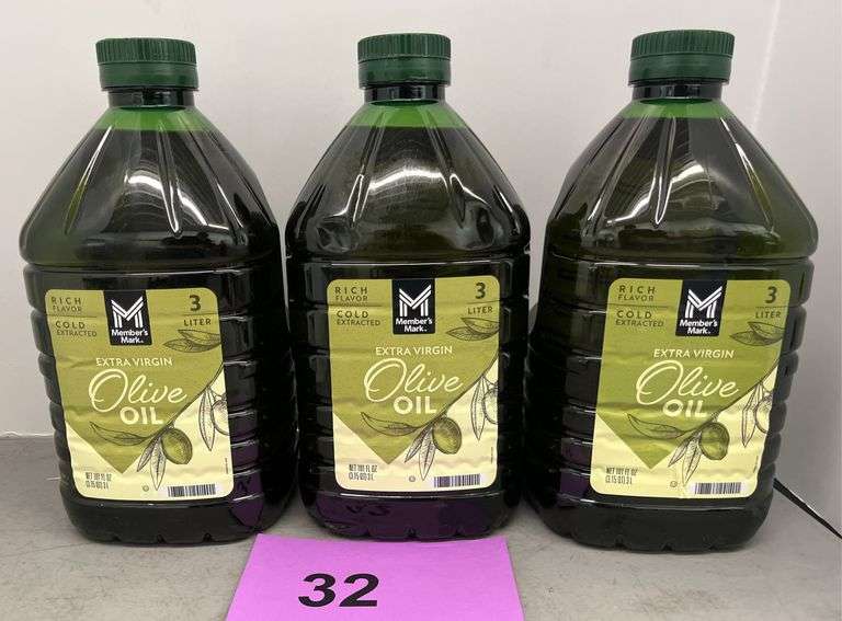 (3) JUGS OF OLIVE OIL