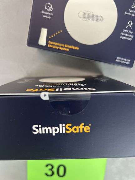 (2) NEW SIMPLISAFE 2 IN 1 SMOKE & CO DETECTORS IN BOXES