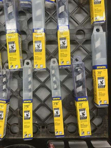 MISC LOT OF IRWIN DRILL BITS