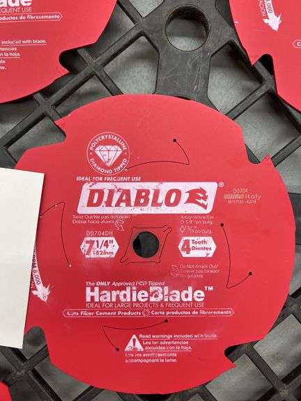 (5) DIABLO 7-1/4" CIRCULAR SAW BLADES