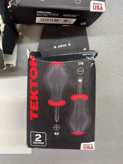 (3) BOXES OF TEKTON SCREWDRIVERS