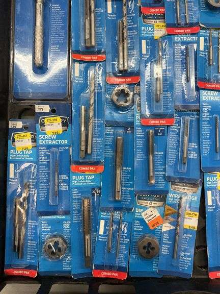 MISC LOT OF CENTURY PLUG TAPS/ SCREW EXTRACTORS