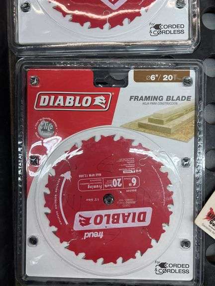 (8) DIABLO CIRCULAR SAW BLADES