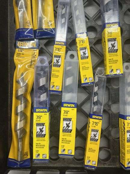 MISC LOT OF IRWIN DRILL BITS
