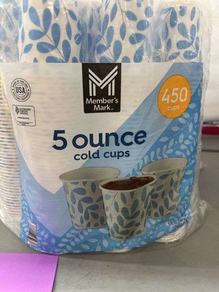 (3) PACKS OF 5 OZ PAPER COLD CUPS