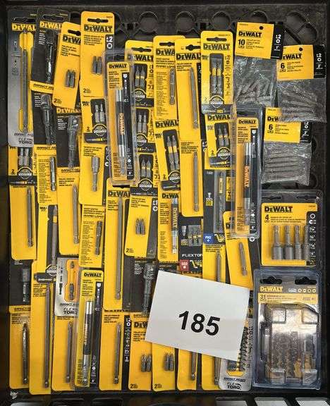 MISC LOT OF DEWALT BIT TIPS