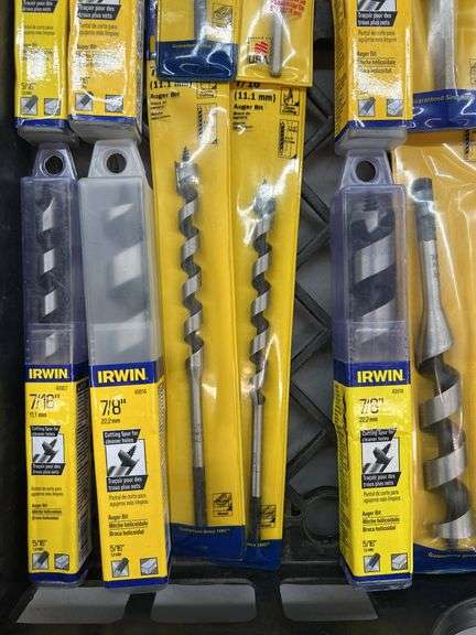 MISC LOT OF IRWIN DRILL BITS