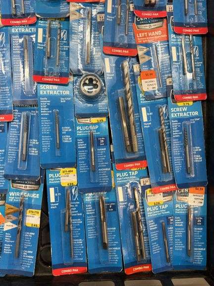 MISC LOT OF CENTURY PLUG TAPS/ SCREW EXTRACTORS