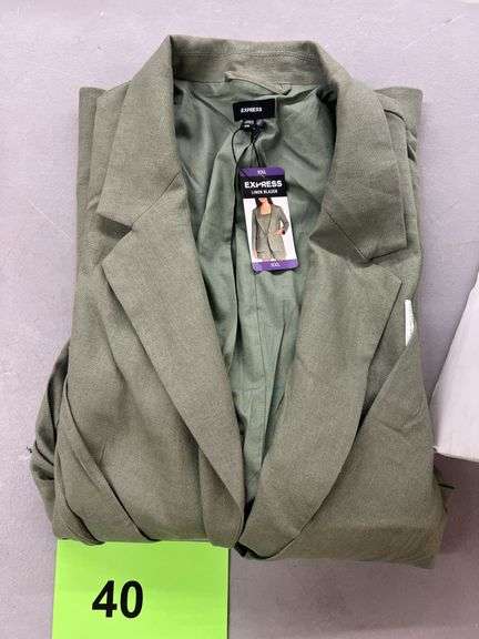WOMENS EXPRESS LINEN BLAZER - SIZE XXL