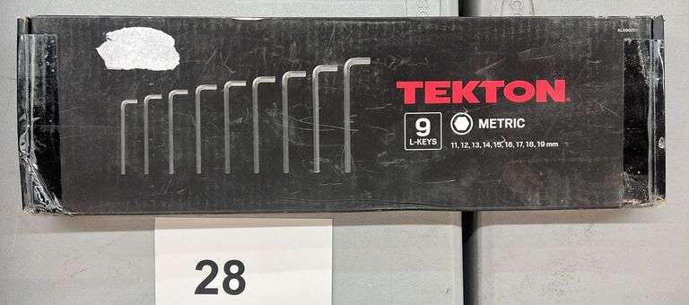 TEKTON 9PC L KEY SET IN BOX