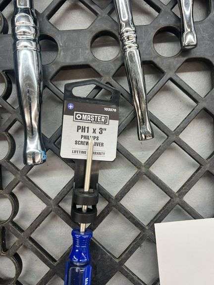 MISC LOT OF MASTER MECHANIC TOOLS