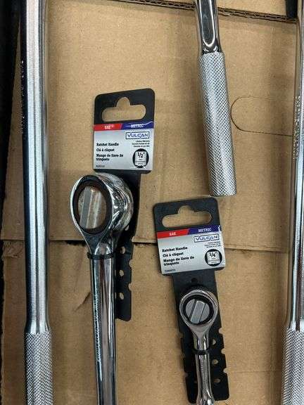 MISC LOT OF VULCAN RATCHET HANDLES