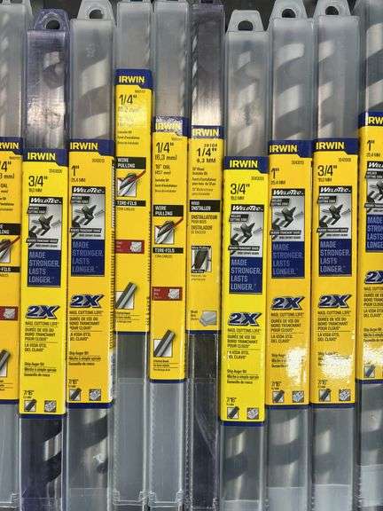 MISC LOT OF IRWIN DRILL BITS