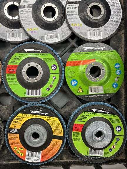 MISC LOT OF FORNEY CUTTING/ GRINDING WHEELS