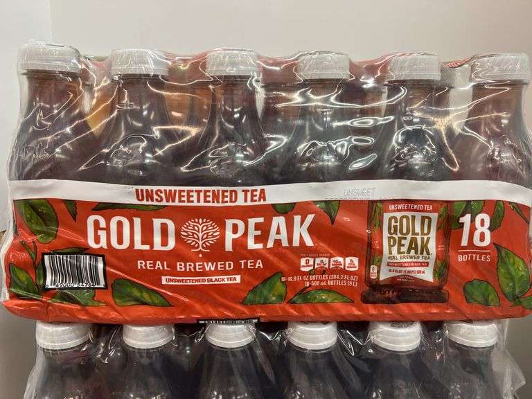 (2) PACKS OF GOLD PEAK UNSWEETENED TEA