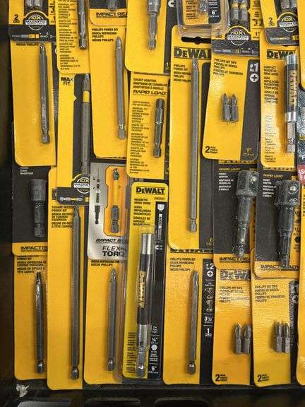 MISC LOT OF DEWALT BIT TIPS