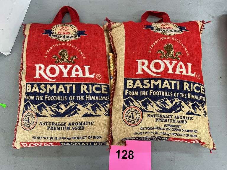 (2) BAGS OF ROYAL BASMATI RICE - Earl's Auction Company