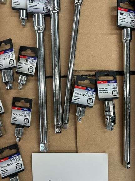 MISC LOT OF VULCAN EXTENSION BARS/ ADAPTERS