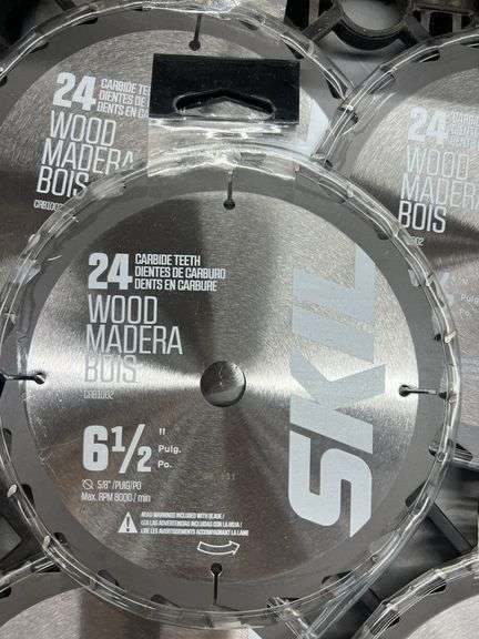 (13) SKIL 6-1/2" CIRCULAR SAW BLADES