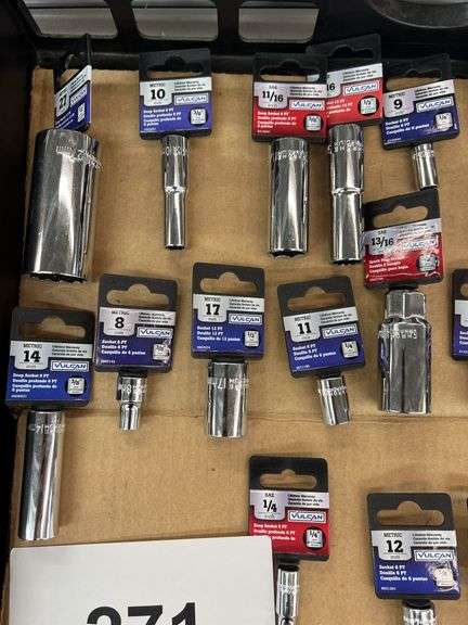 MISC LOT OF VULCAN SOCKETS