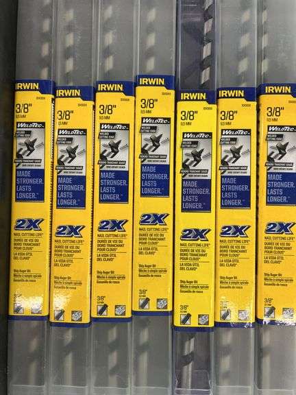 MISC LOT OF IRWIN DRILL BITS