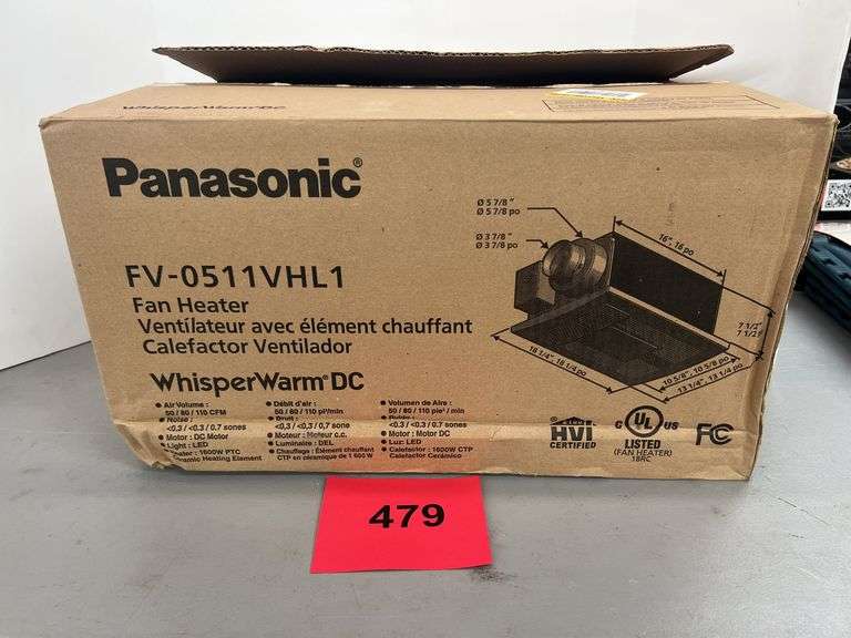 PANASONIC FAN HEATER IN BOX