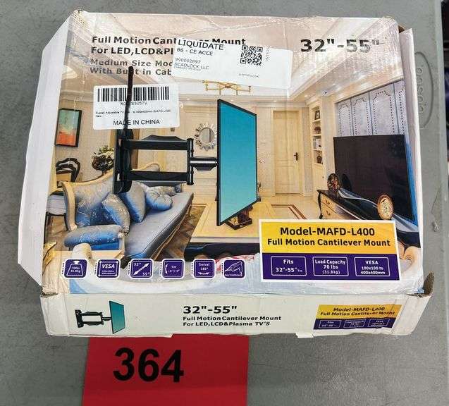 32"-55" FULL MOTION CANTILEVER TV MOUNT IN BOX