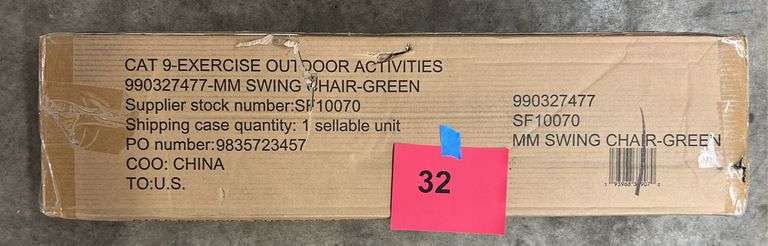 SWING LOUNGER CHAIR IN BOX - GREEN