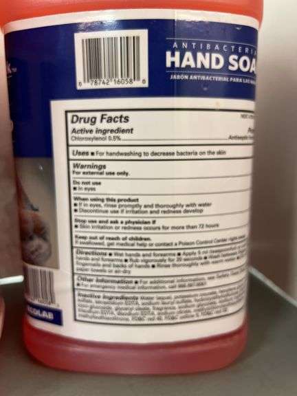 (3) JUGS OF ANTIBACTERIAL HAND SOAP
