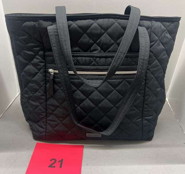 VERA BRADLEY VERA TOTE BAG - BLACK