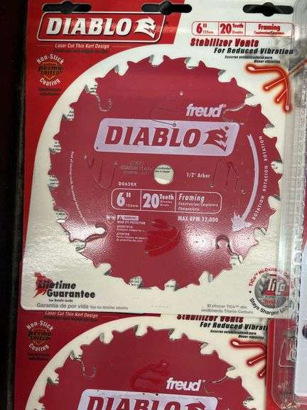 (8) DIABLO CIRCULAR SAW BLADES