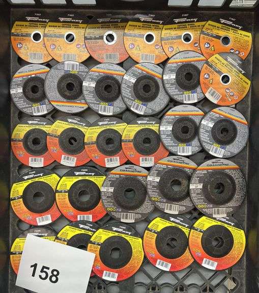 MISC LOT OF FORNEY CUTTING/ GRINDING WHEELS