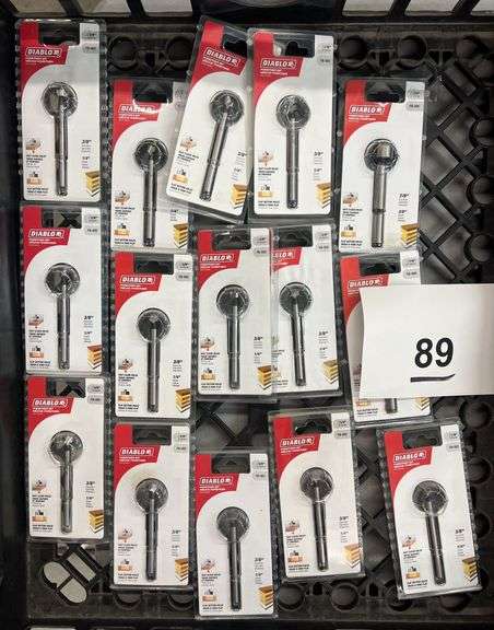 (15) DIABLO 3/8" FROSTNER BITS