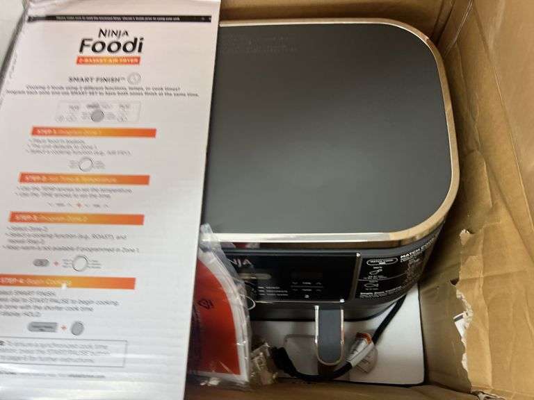 NINJA FOODI 2 BASKET AIR FRYER IN BOX