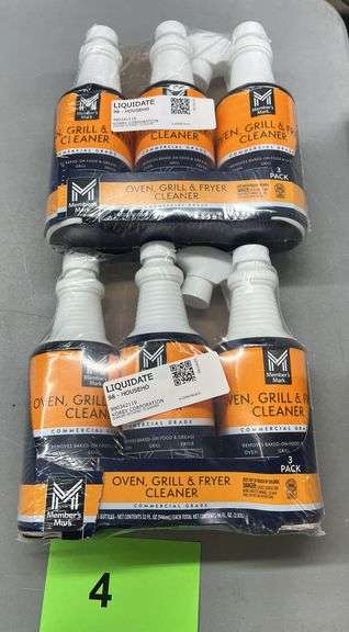 (2) PACKS OF OVEN, GRILL & FRYER CLEANER