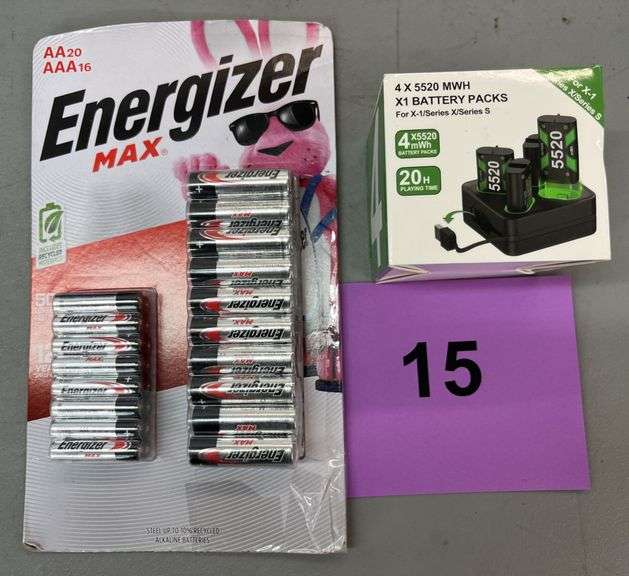2PC BATTERY LOT - SEE PHOTOS