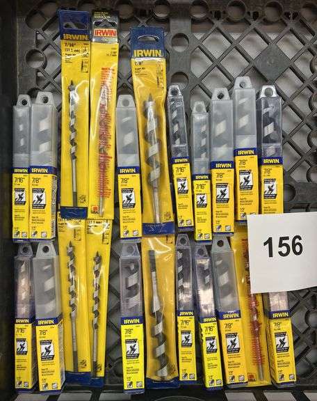 MISC LOT OF IRWIN DRILL BITS