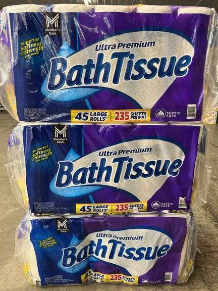 (3) PACKS OF TOILET PAPER