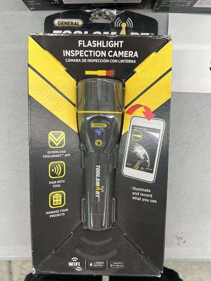 (3) GENERAL TOOL SMART FLASHLIGHT INSPECTION CAMERAS IN BOXES