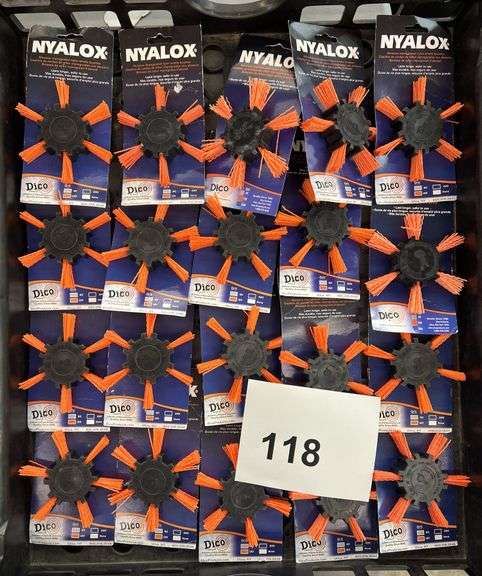 (20) NYALOX NYLON BRISTLE BRUSHES
