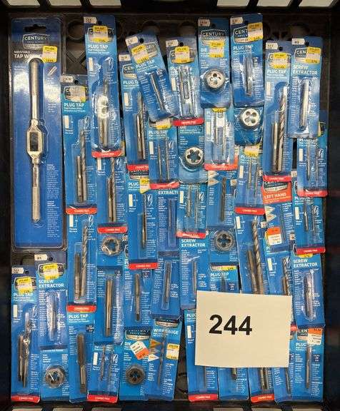 MISC LOT OF CENTURY PLUG TAPS/ SCREW EXTRACTORS