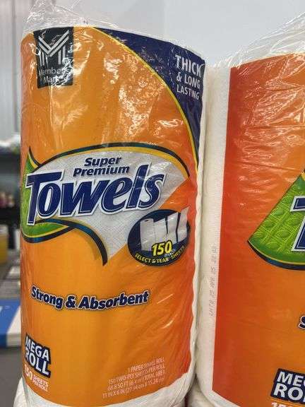 PACK OF PAPER TOWELS & (19) ROLLS