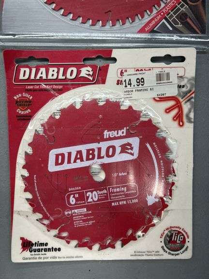 (3) DIABLO CIRCULAR SAW BLADES
