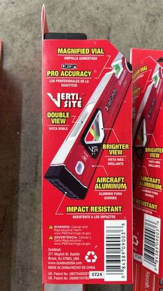 (4) GOLDBLATT 36" BOX BEAM LEVELS