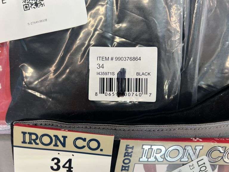 (3) PAIRS OF MENS IRON CO CARGO SHORTS - SIZE 34